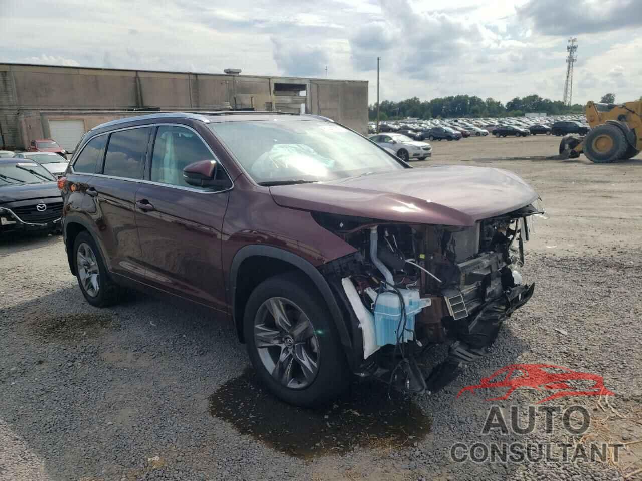 TOYOTA HIGHLANDER 2019 - 5TDDZRFH2KS997074
