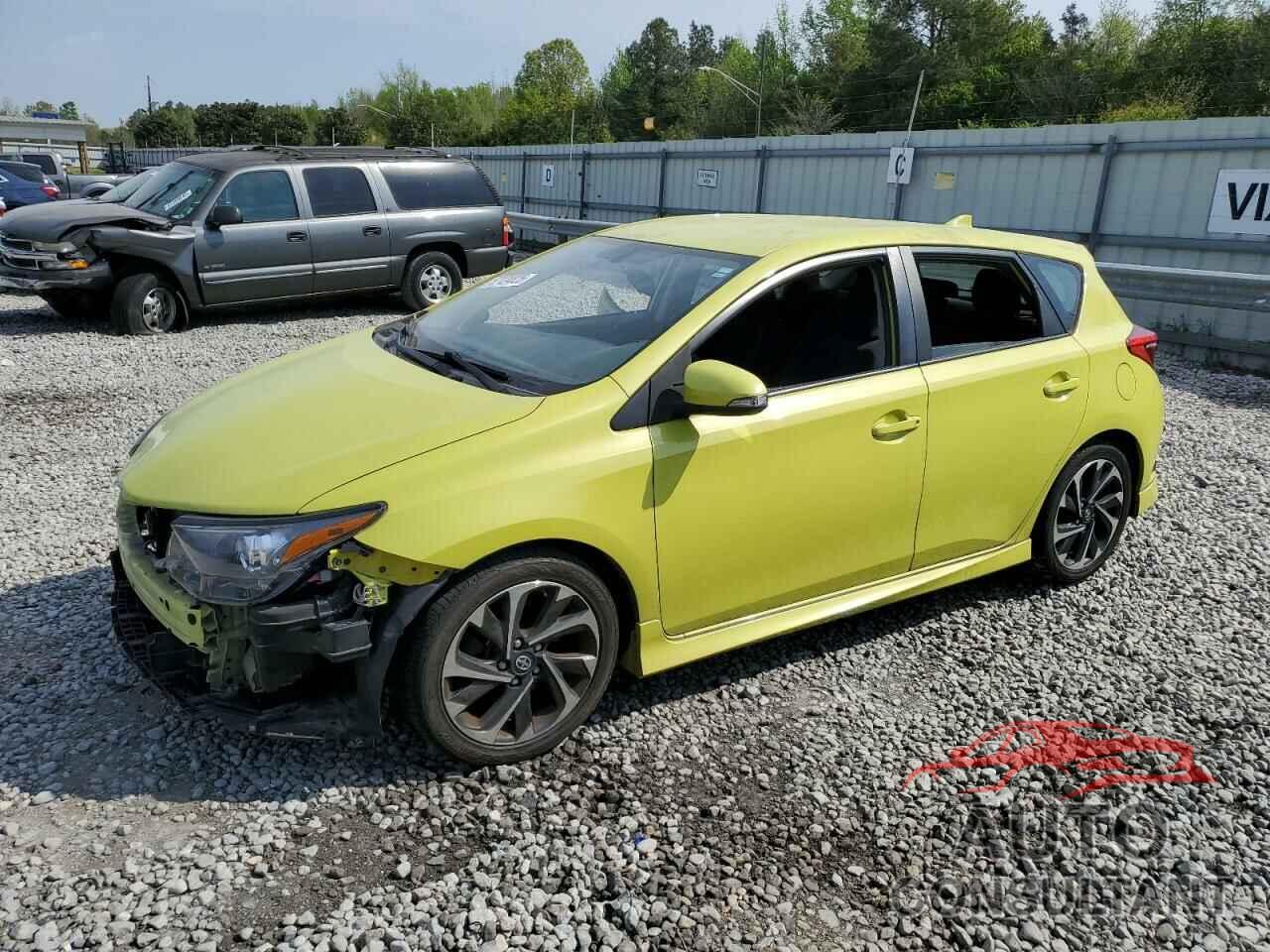 TOYOTA SCION 2016 - JTNKARJE5GJ500370