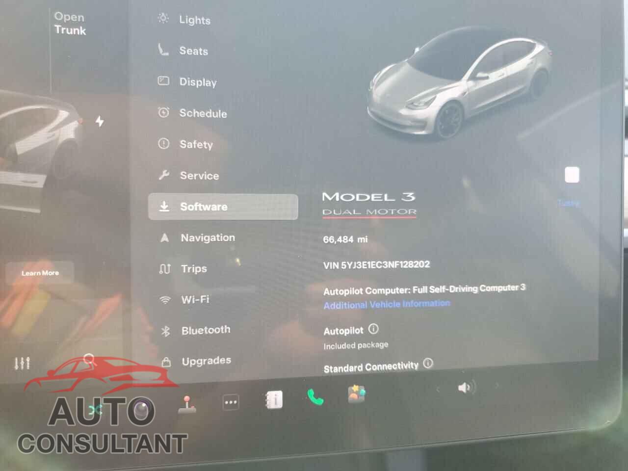 TESLA MODEL 3 2022 - 5YJ3E1EC3NF128202