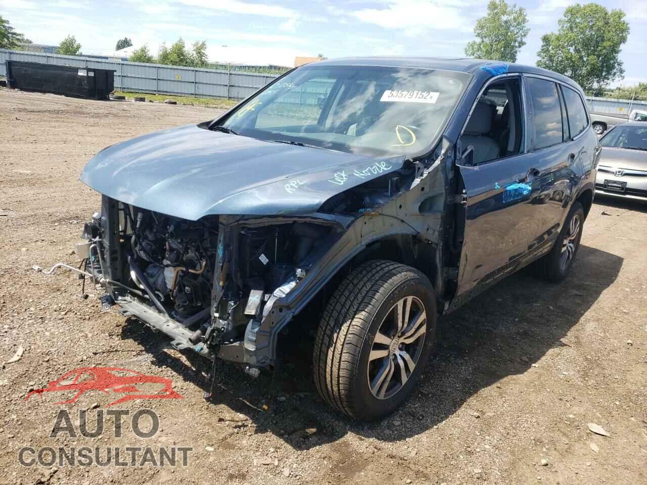 HONDA PILOT 2017 - 5FNYF6H50HB101377