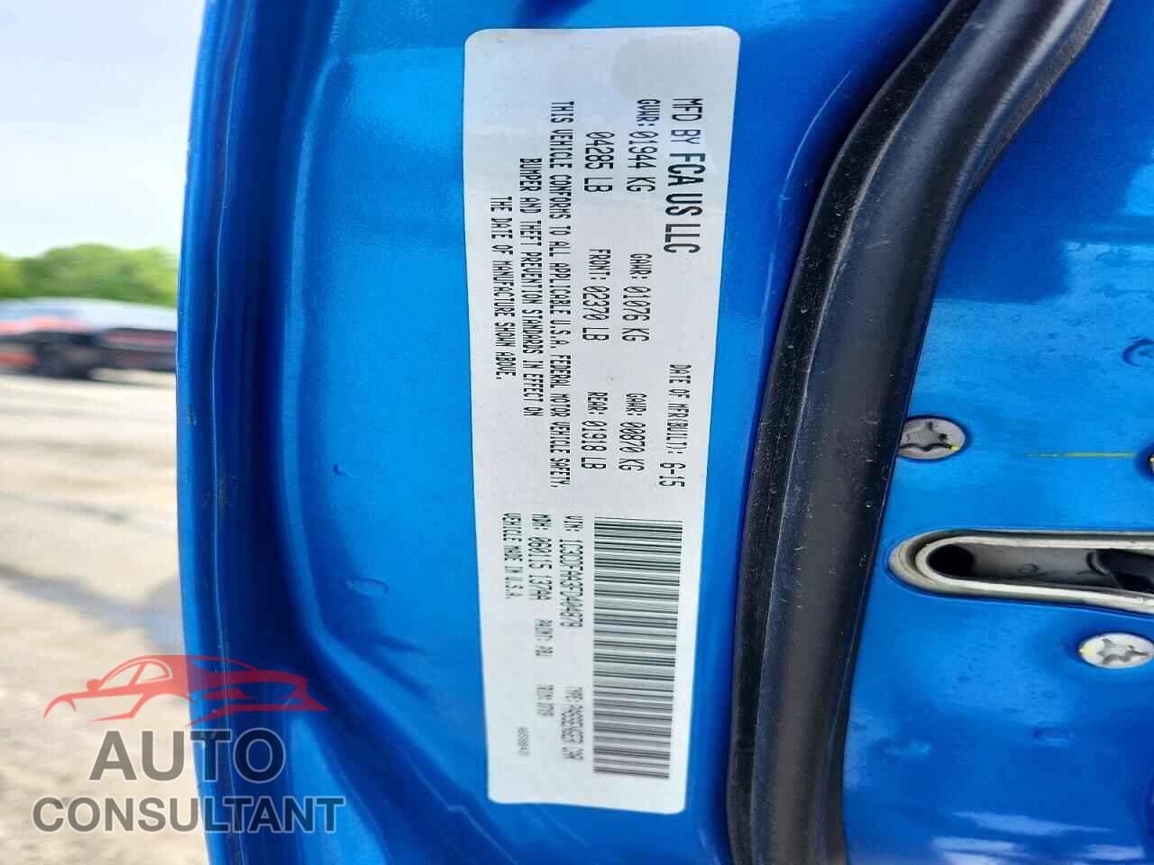DODGE DART 2015 - 1C3CDFAA3FD404878