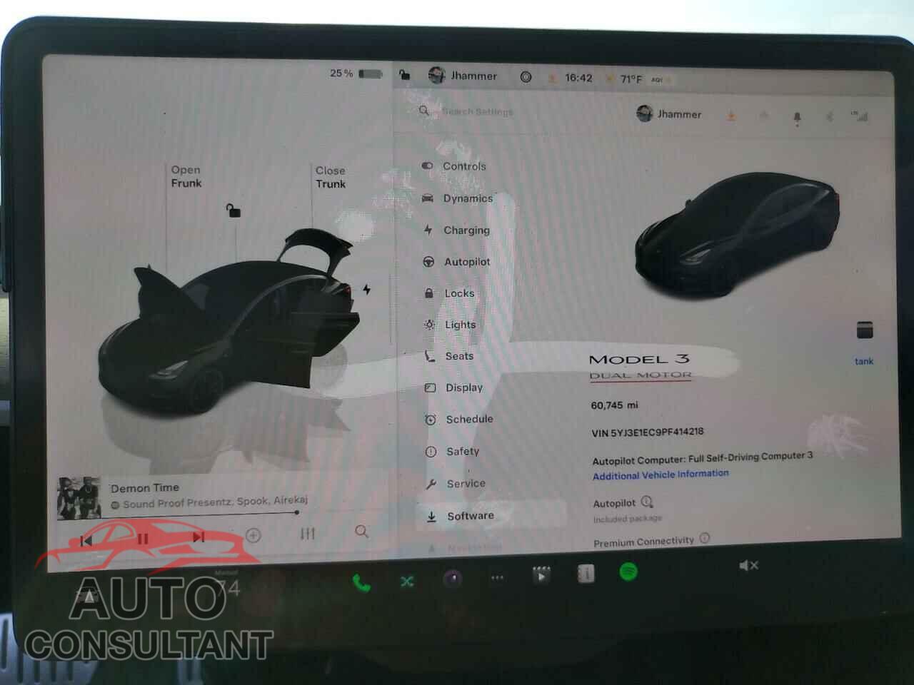 TESLA MODEL 3 2023 - 5YJ3E1EC9PF414218