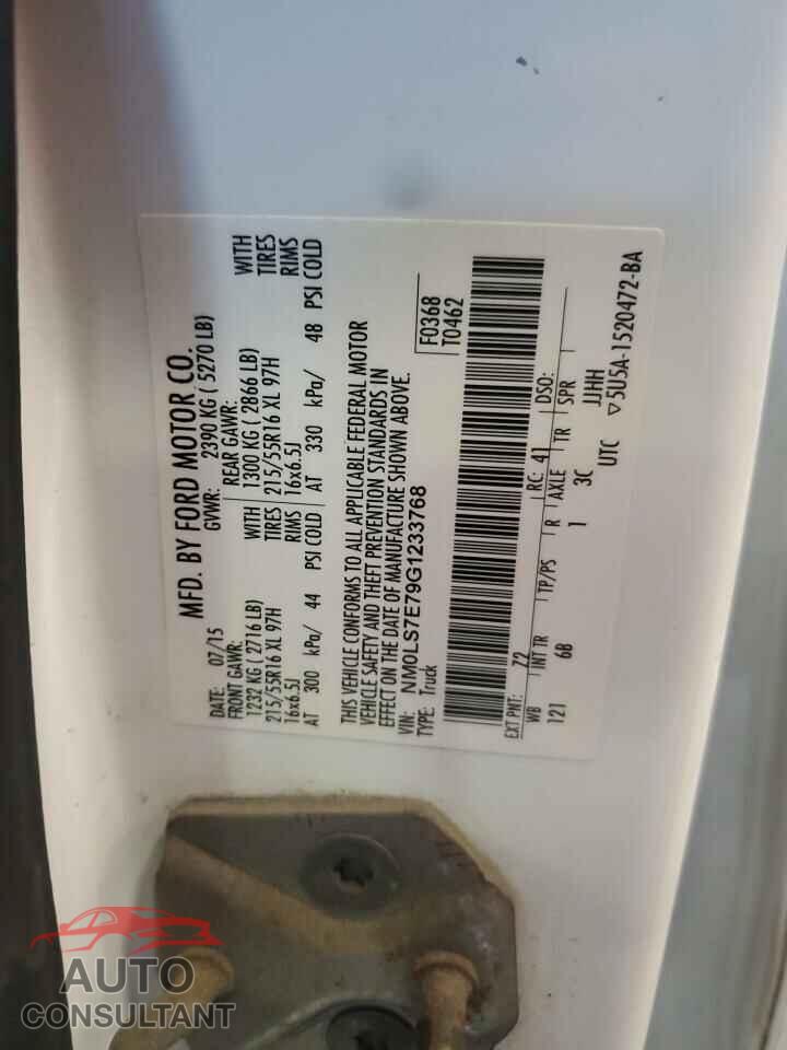 FORD TRANSIT 2016 - NM0LS7E79G1233768