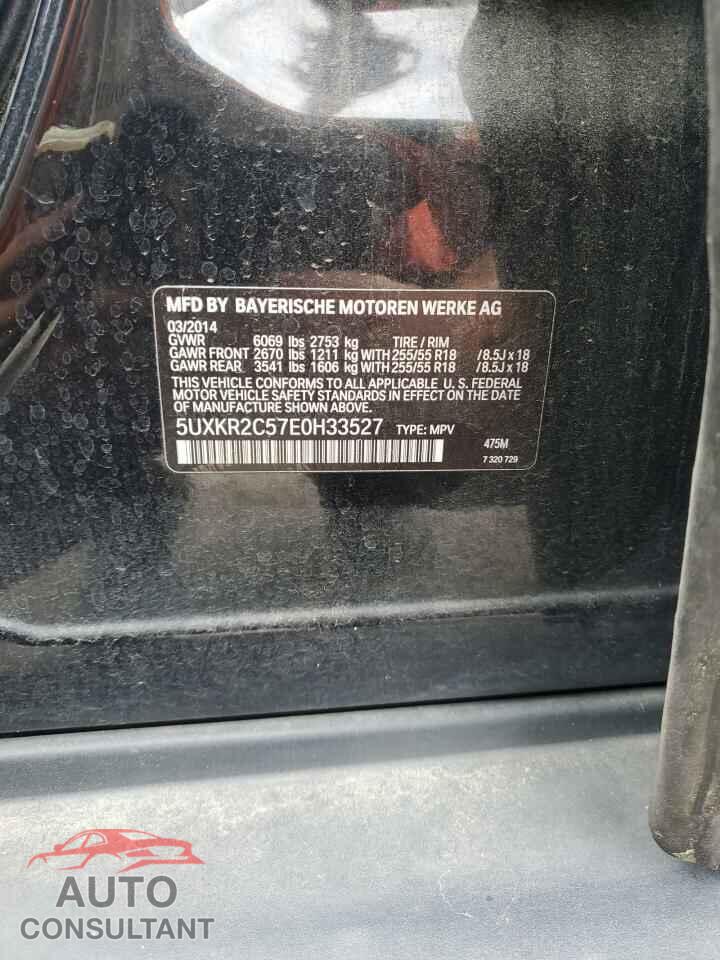 BMW X5 2014 - 5UXKR2C57E0H33527