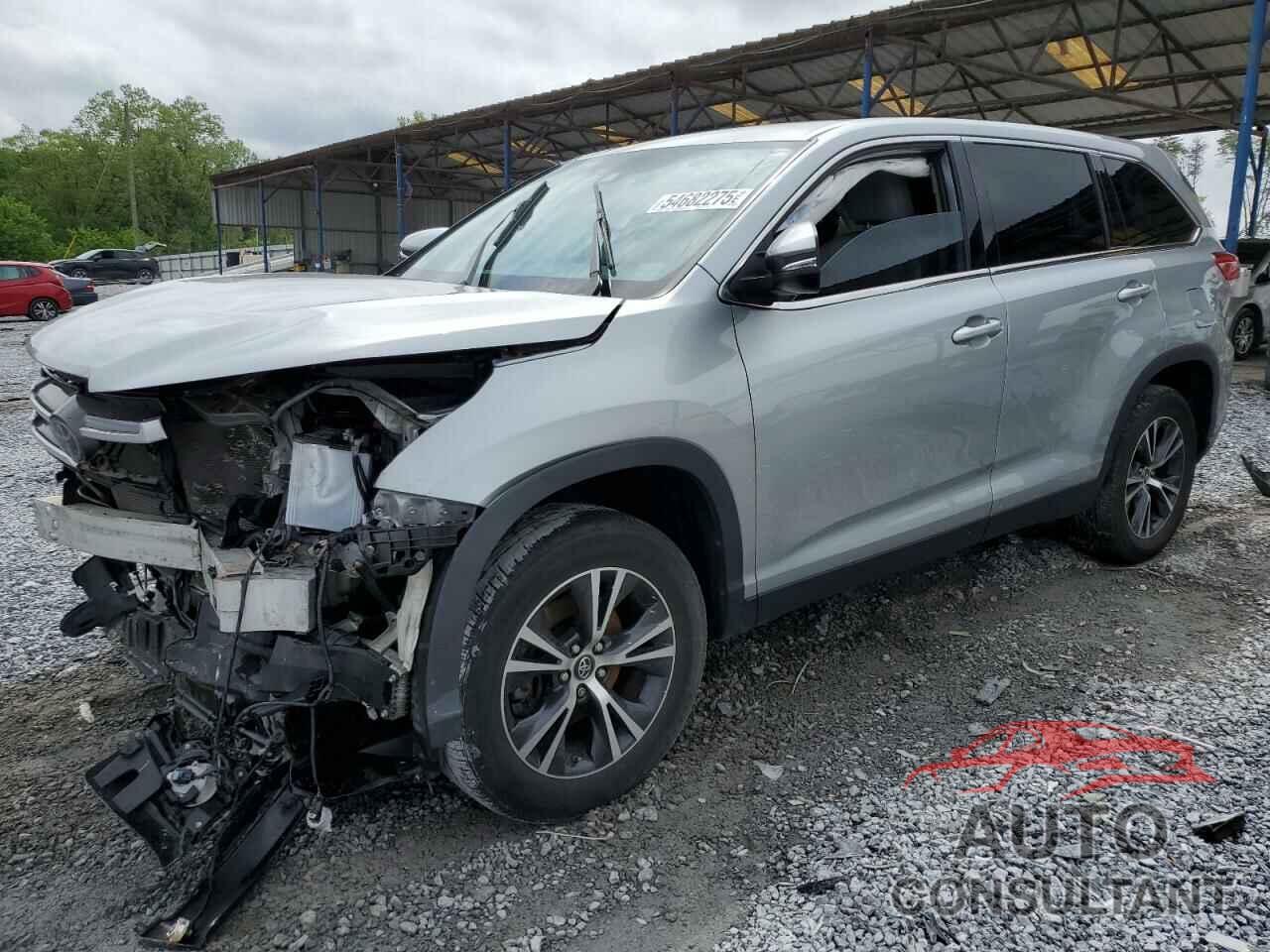 TOYOTA HIGHLANDER 2019 - 5TDZZRFH6KS323970