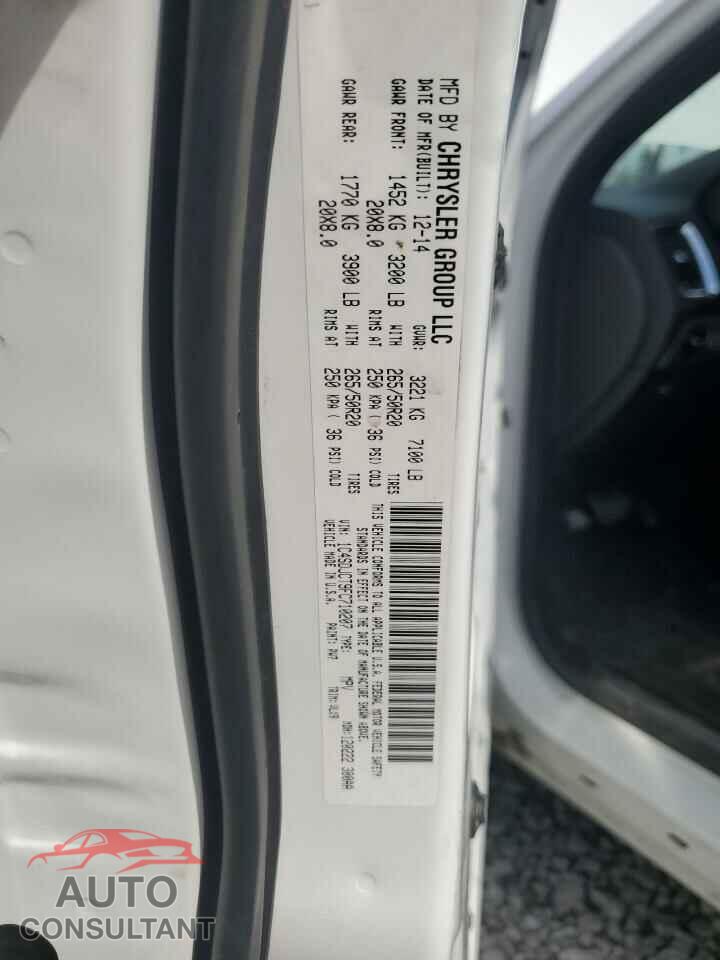 DODGE DURANGO 2015 - 1C4SDJCT9FC710207