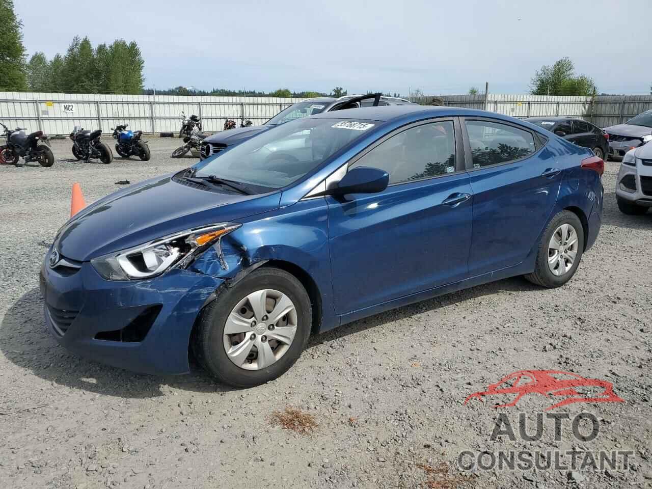 HYUNDAI ELANTRA 2016 - KMHDH4AEXGU526405