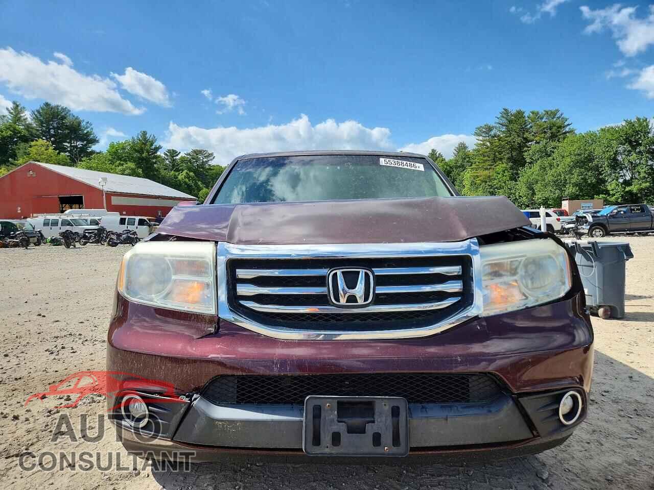 HONDA PILOT 2014 - 5FNYF4H49EB054485