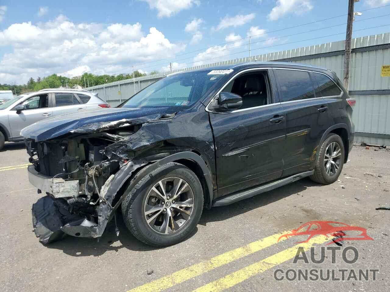 TOYOTA HIGHLANDER 2016 - 5TDJKRFH8GS287904
