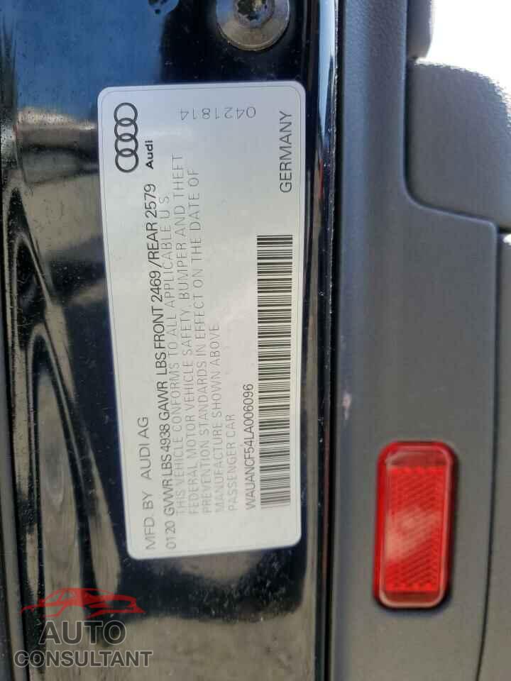 AUDI A5 2020 - WAUANCF54LA006096