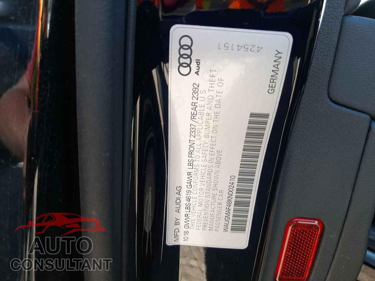AUDI A4 2019 - WAUGMAF48KN002410
