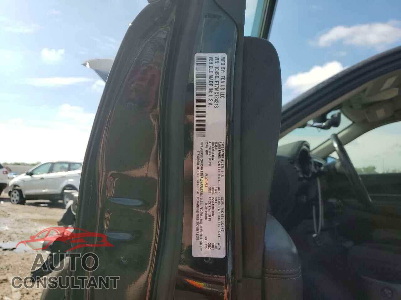 DODGE DURANGO 2021 - 1C4SDJFT7MC724213