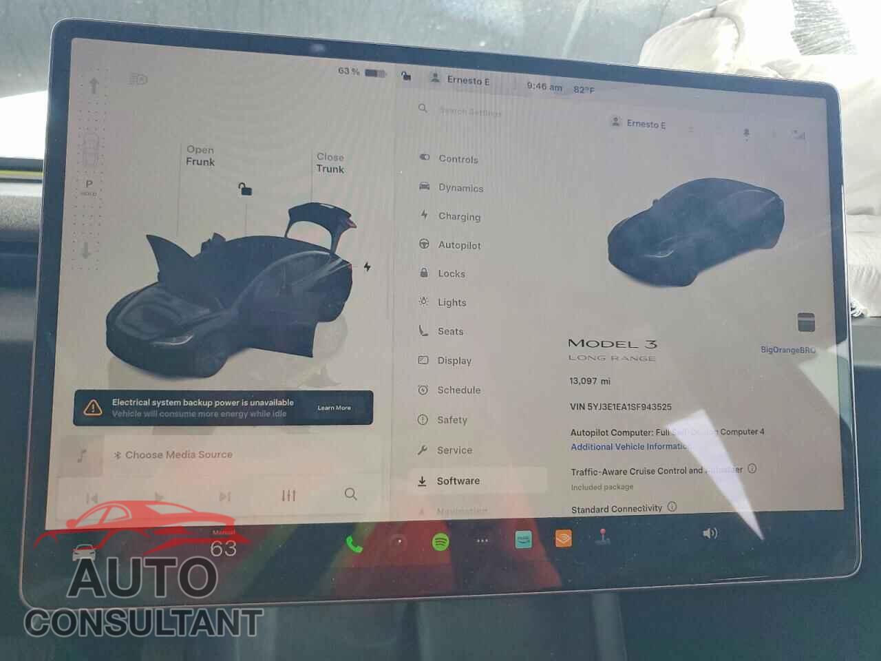 TESLA MODEL 3 2025 - 5YJ3E1EA1SF943525