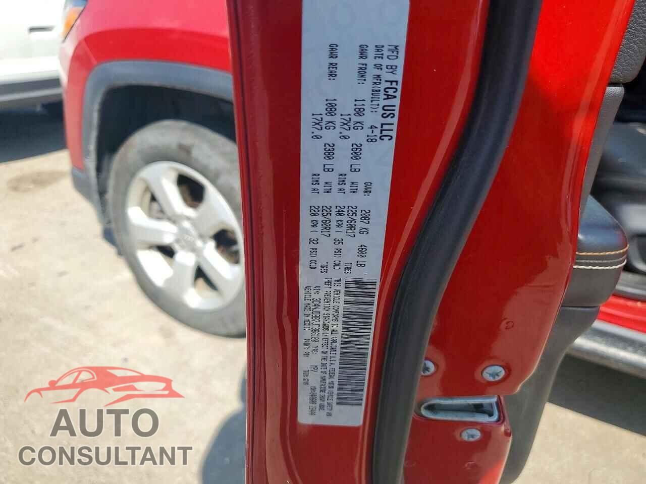 JEEP COMPASS 2018 - 3C4NJDBB7JT366180