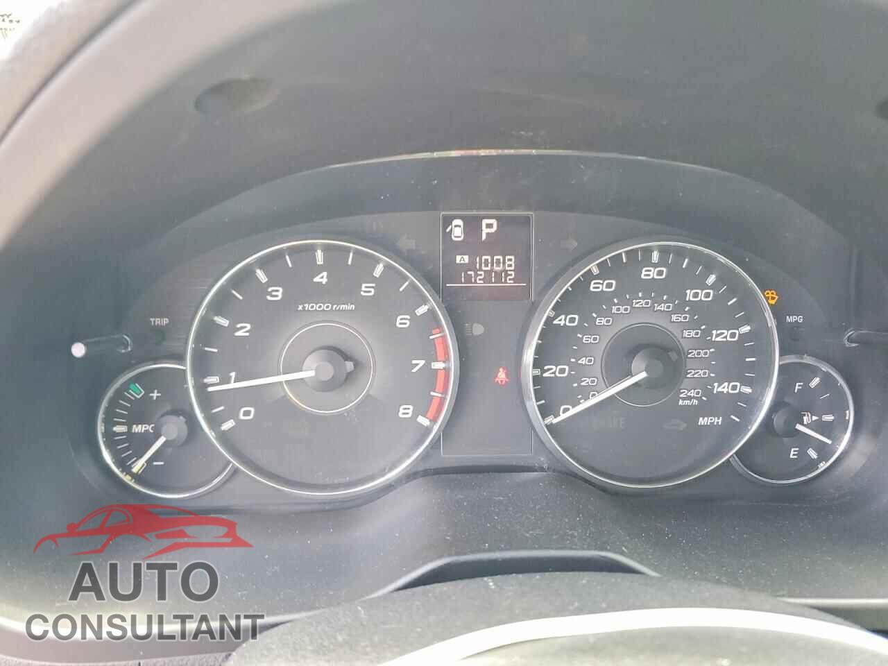 SUBARU OUTBACK 2012 - 4S4BRBCCXC3294344