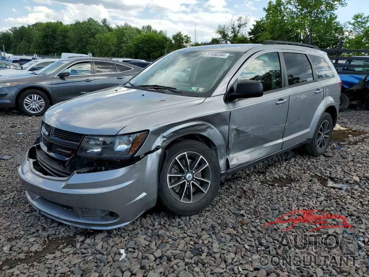 DODGE JOURNEY 2018 - 3C4PDCAB8JT276306