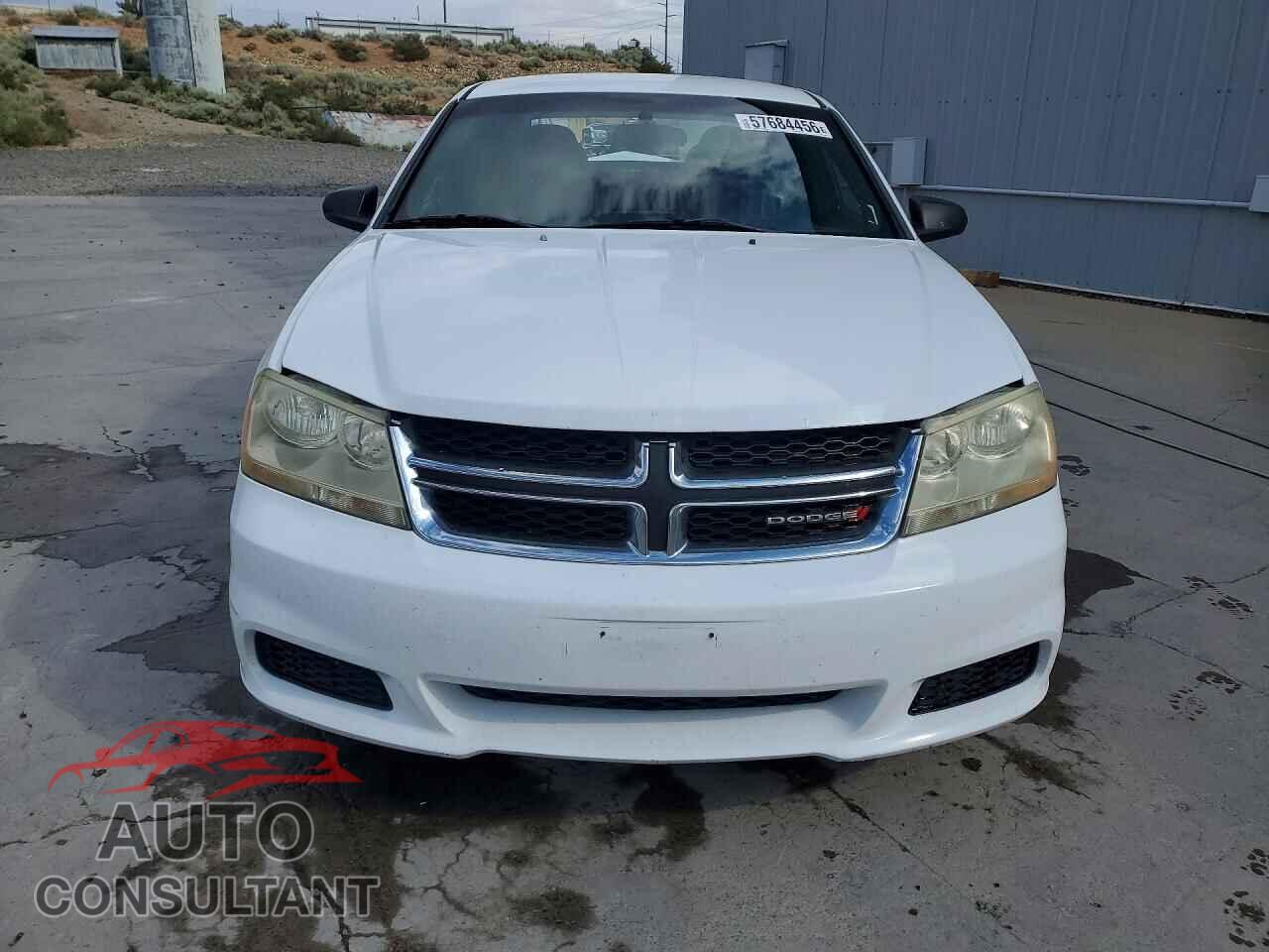 DODGE AVENGER 2012 - 1C3CDZAB8CN216521