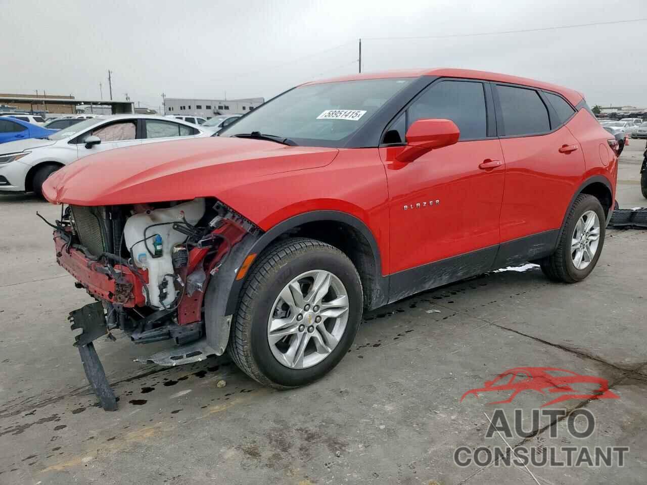 CHEVROLET BLAZER 2021 - 3GNKBBRA8MS576306