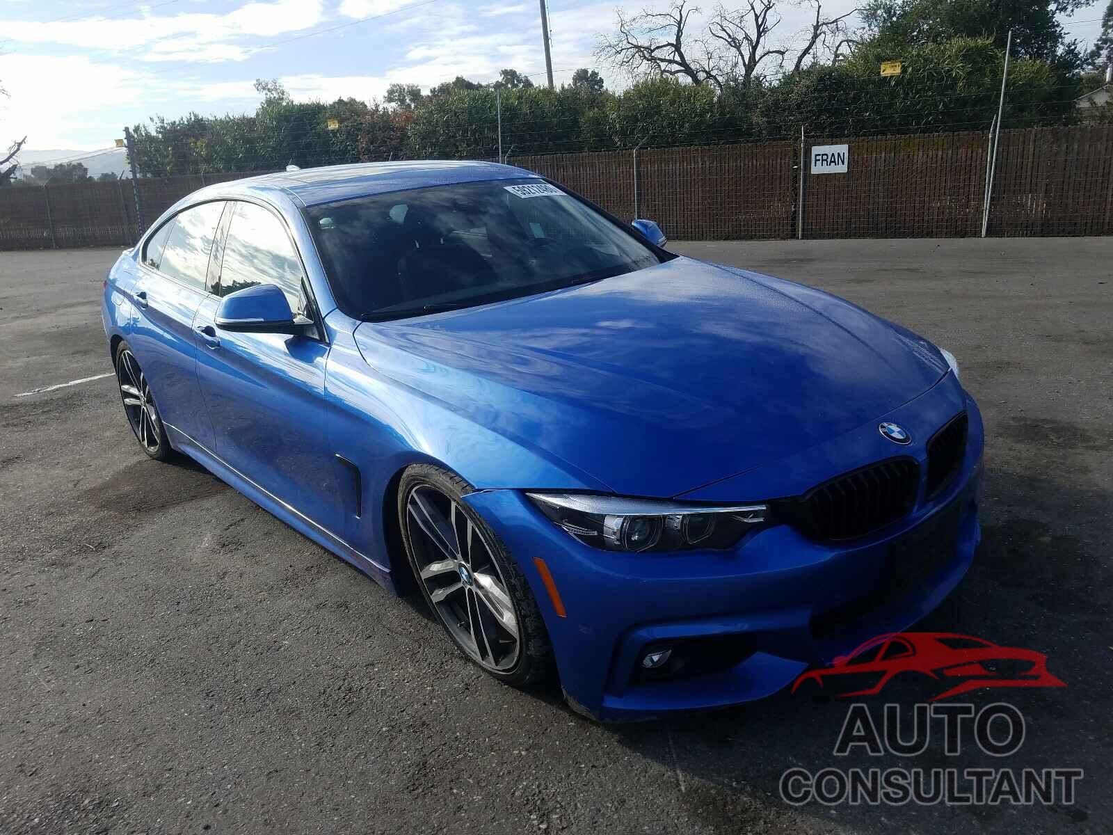 BMW 4 SERIES 2019 - WBA4J1C57KBM12514