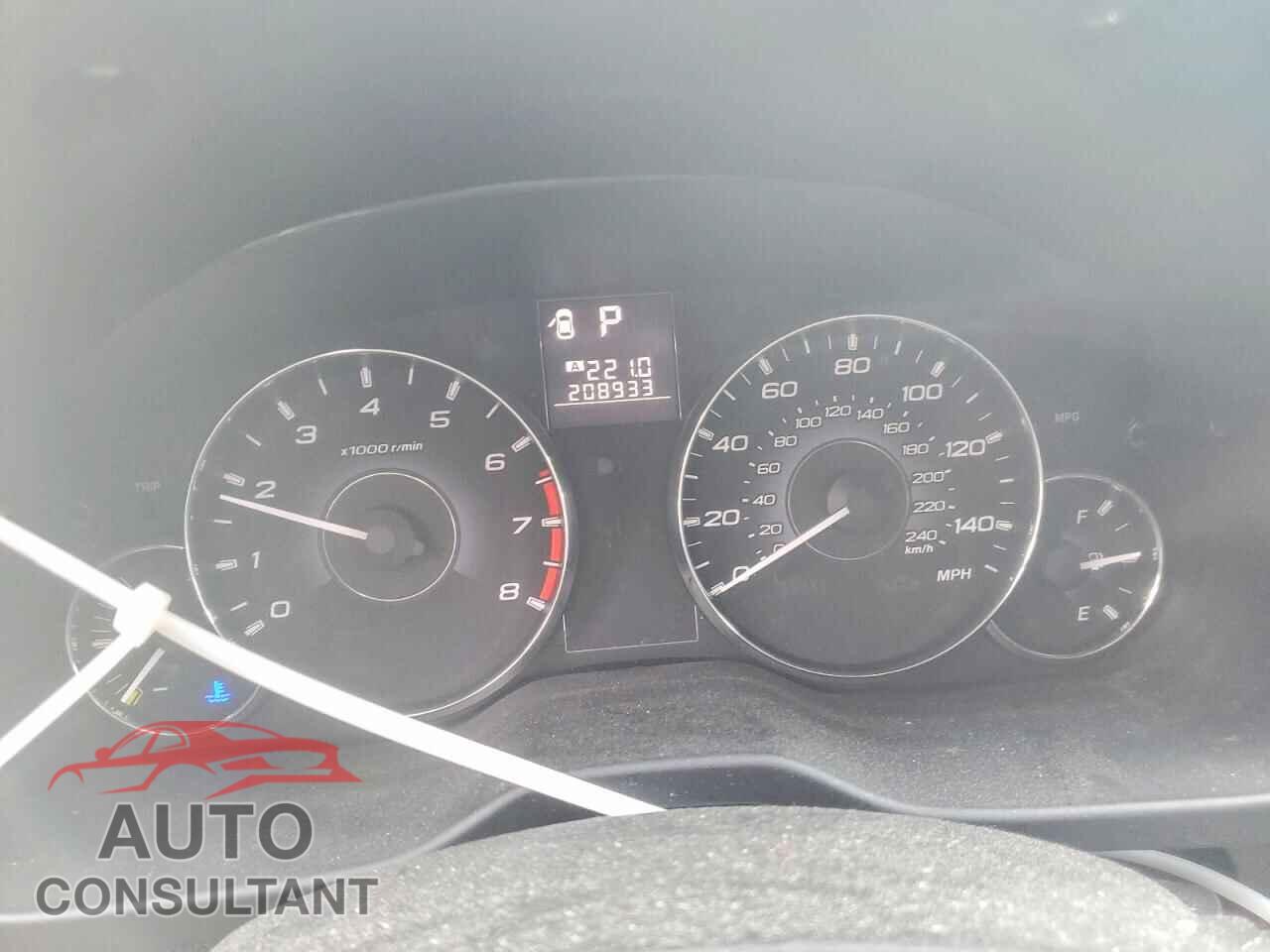 SUBARU OUTBACK 2012 - 4S4BRBKC4C3224663