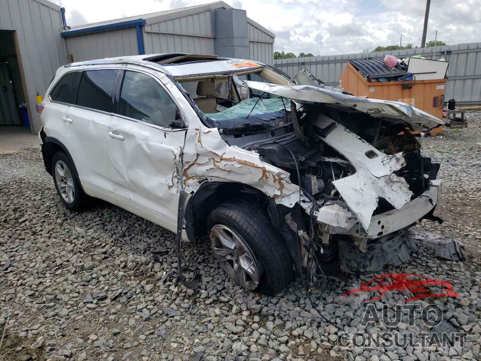 TOYOTA HIGHLANDER 2016 - 5TDYKRFH2GS147801