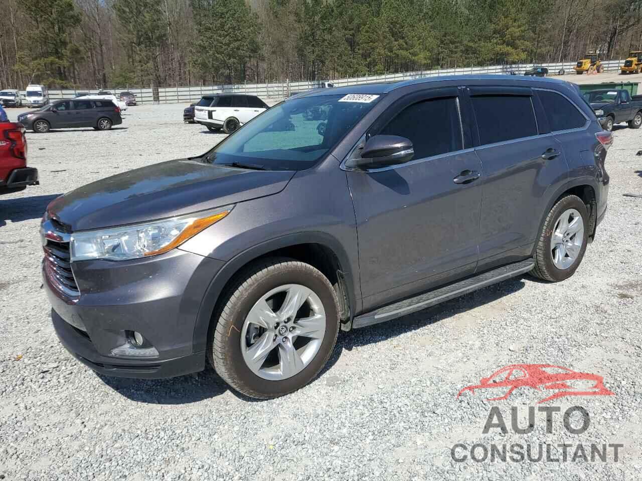 TOYOTA HIGHLANDER 2016 - 5TDDKRFH8GS332059