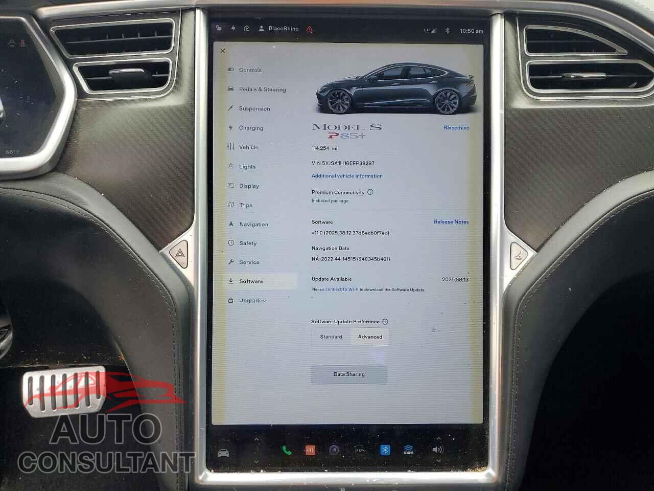 TESLA MODEL S 2014 - 5YJSA1H16EFP38287