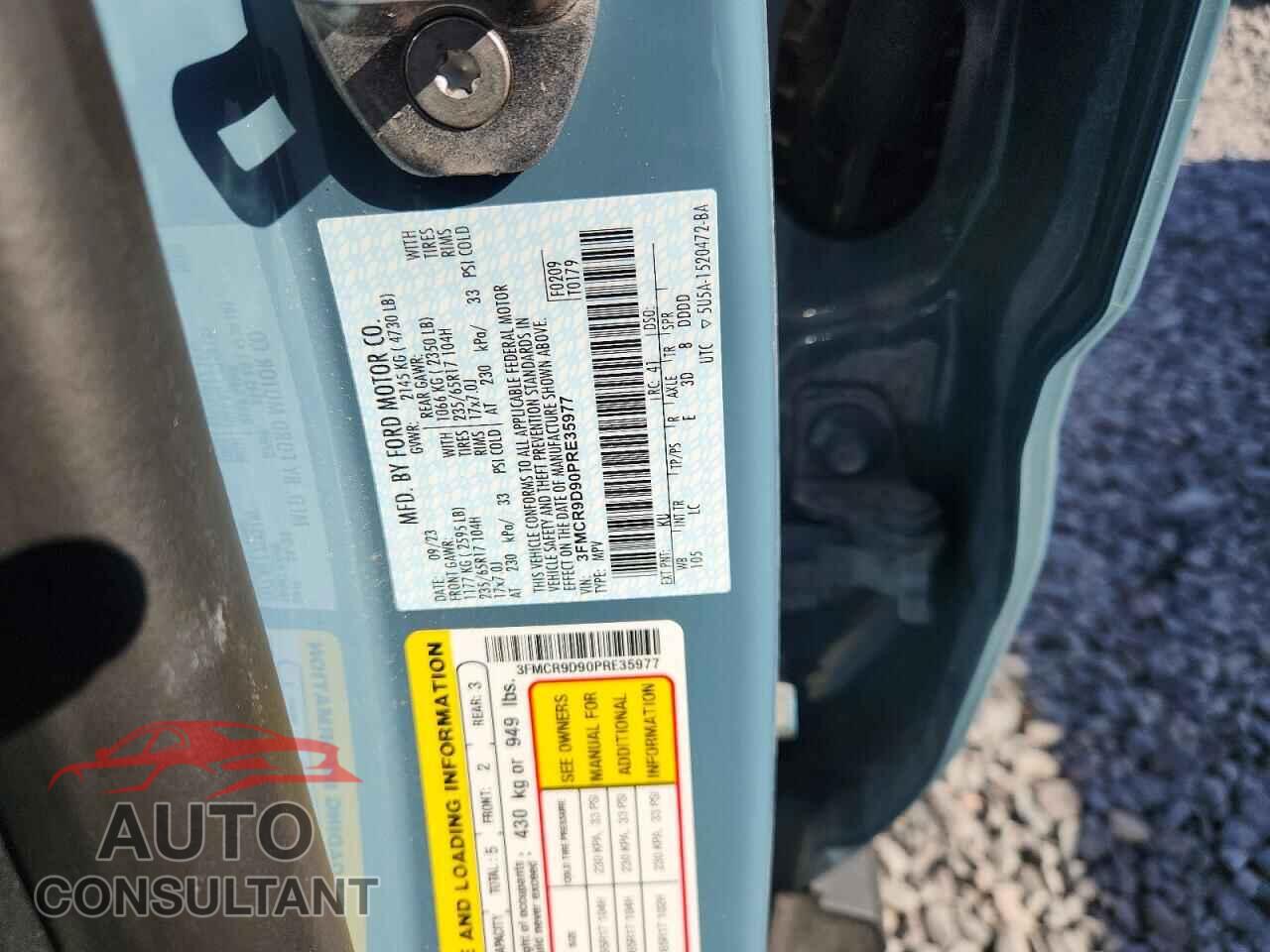 FORD BRONCO 2023 - 3FMCR9D90PRE35977