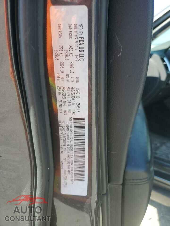 DODGE DURANGO 2017 - 1C4RDJDG9HC766778