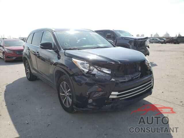 TOYOTA HIGHLANDER 2018 - 5TDKZRFH5JS263759