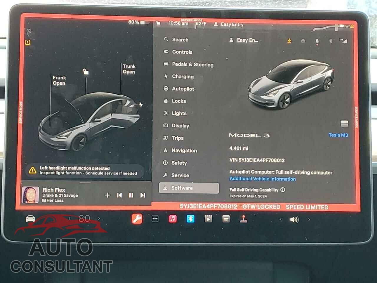 TESLA MODEL 3 2023 - 5YJ3E1EA4PF708012