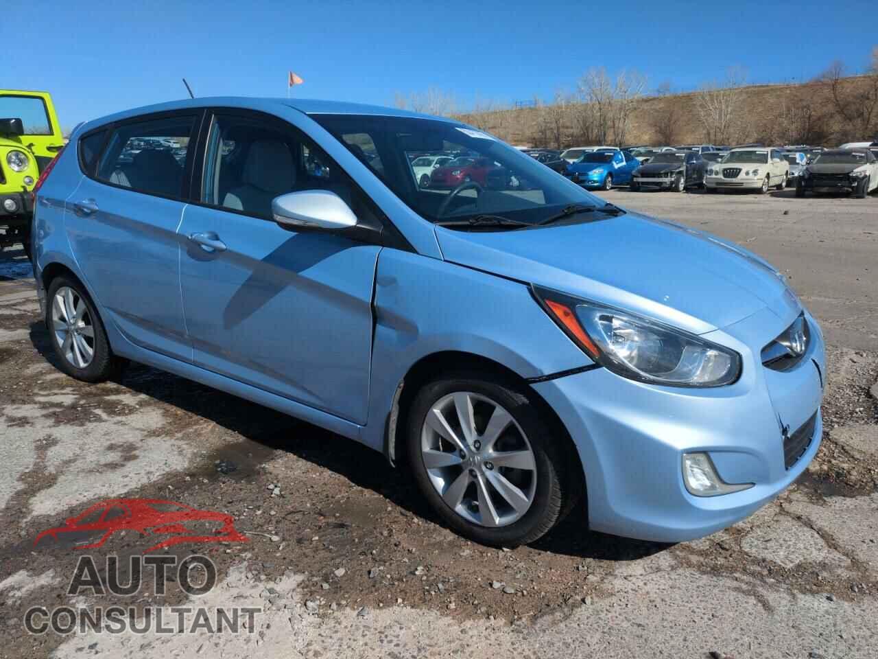 HYUNDAI ACCENT 2013 - KMHCU5AE7DU131347