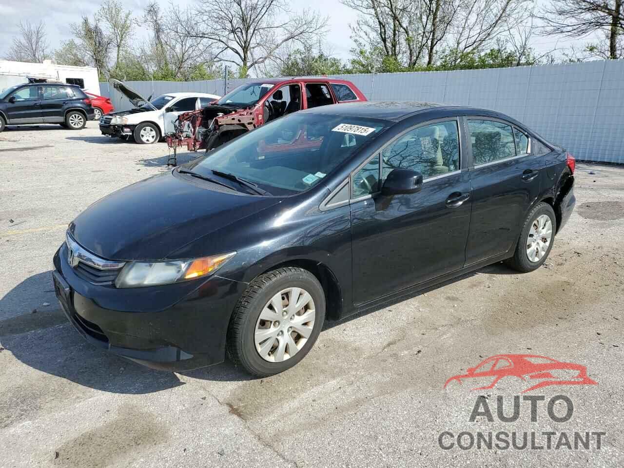 HONDA CIVIC 2012 - 19XFB2F56CE306537