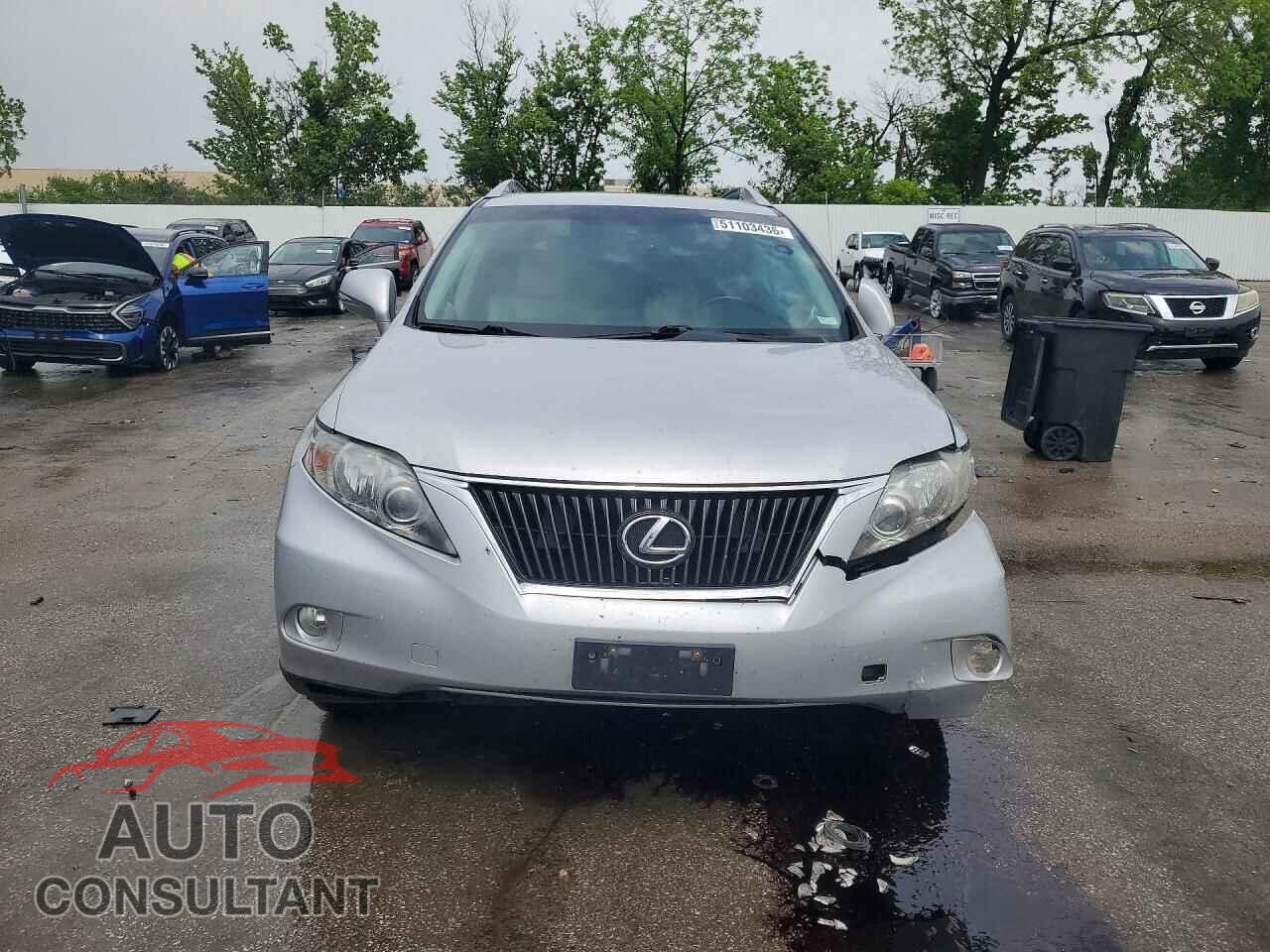 LEXUS RX350 2010 - 2T2BK1BA1AC052965