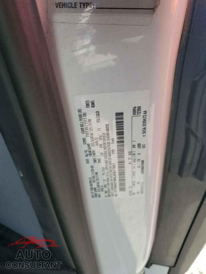 FORD TRANSIT 2018 - 1FTBW2YMXJKB17861