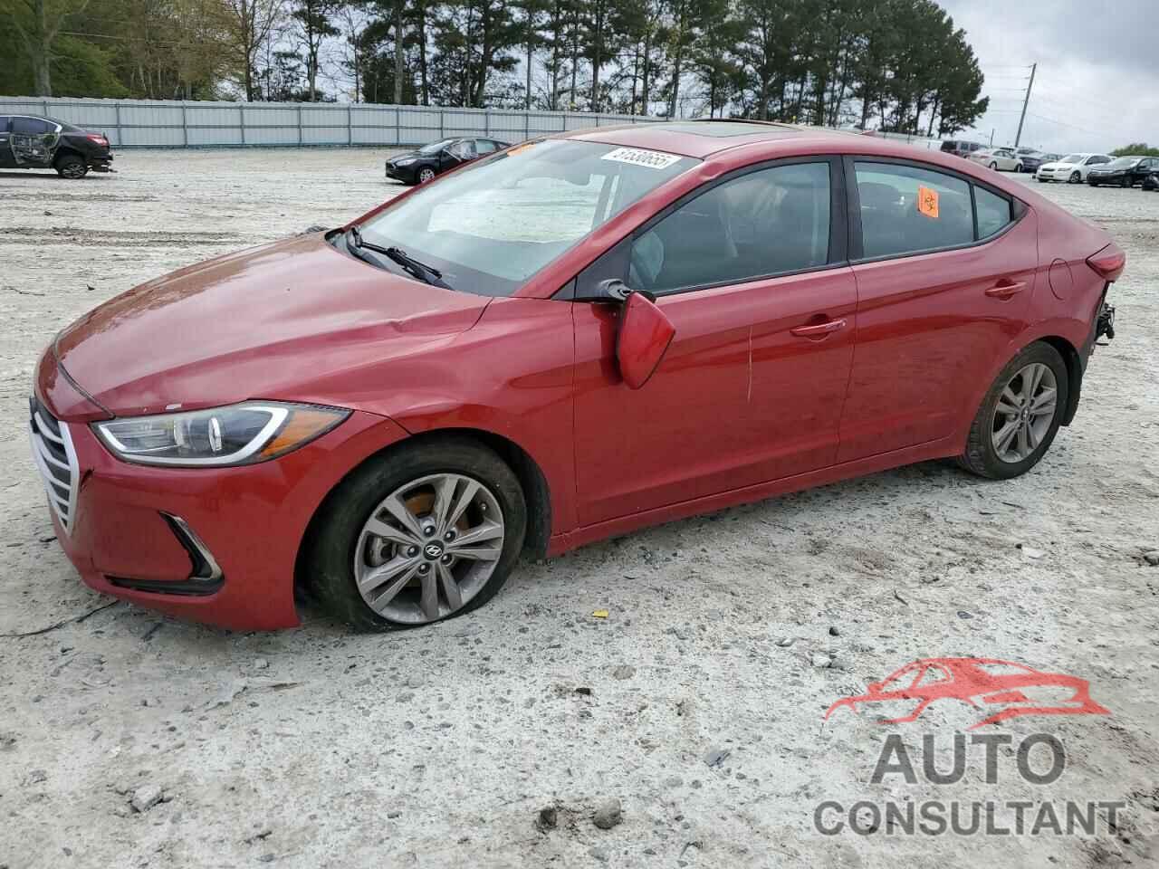 HYUNDAI ELANTRA 2017 - KMHD84LF7HU377149
