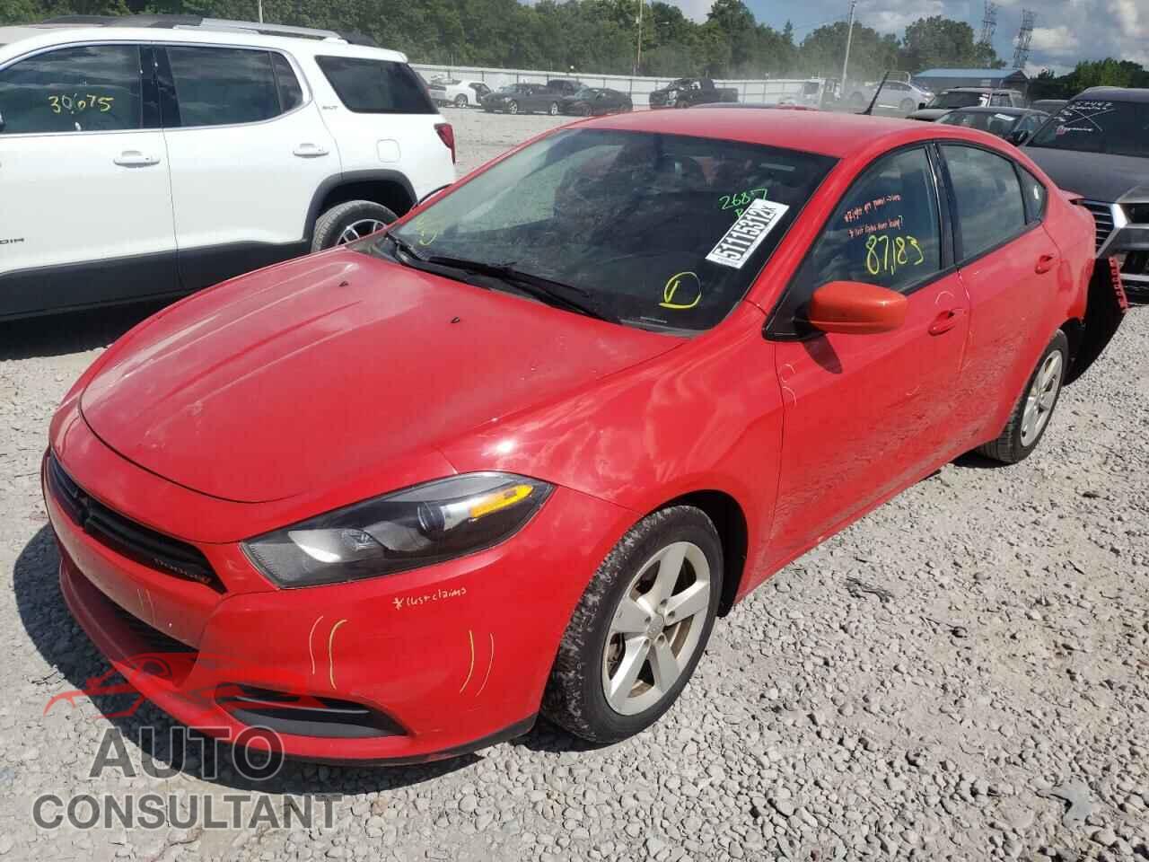 DODGE DART 2016 - 1C3CDFBA3GD652581