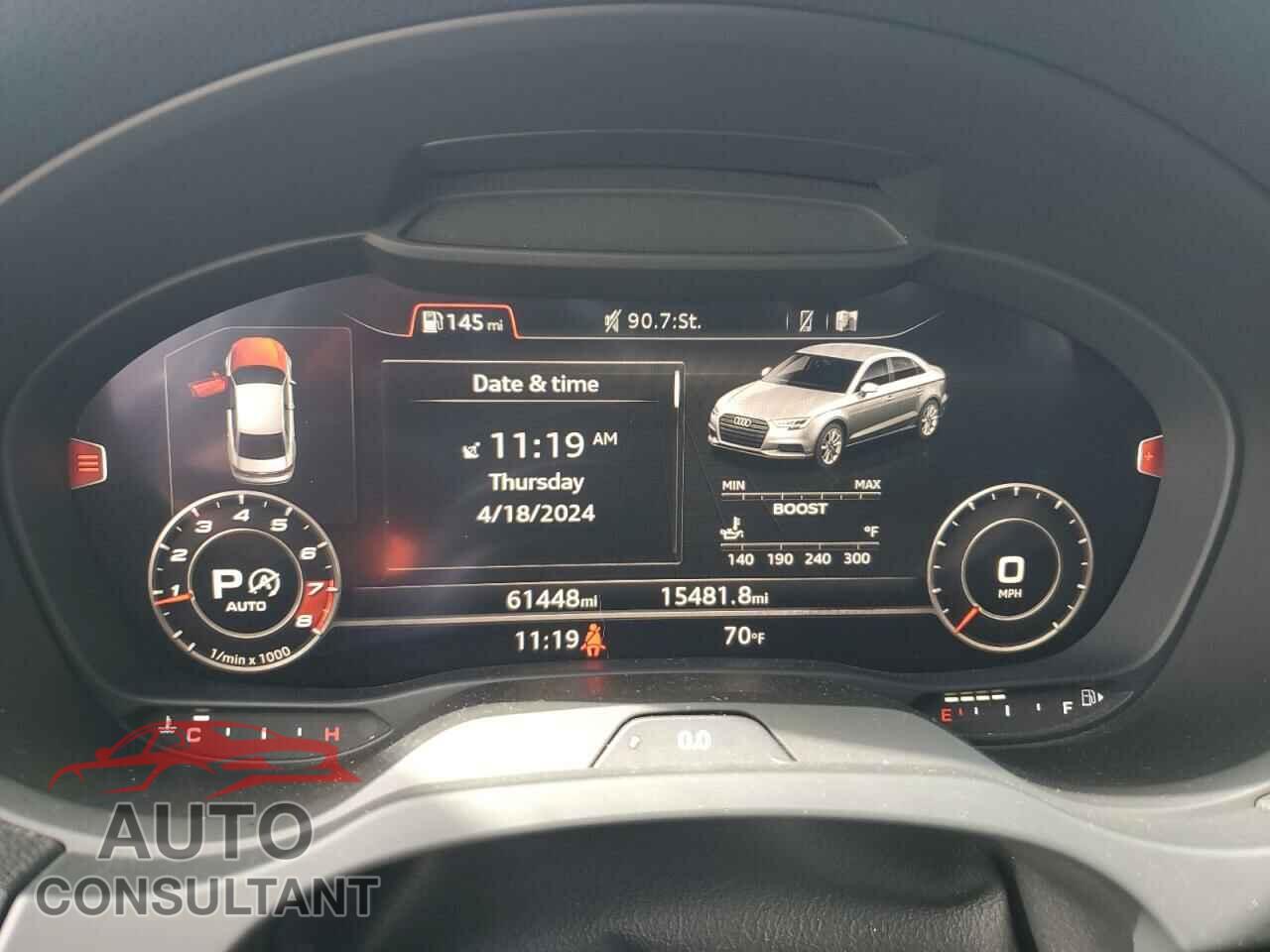 AUDI S3 2017 - WAUB1GFF0H1014560