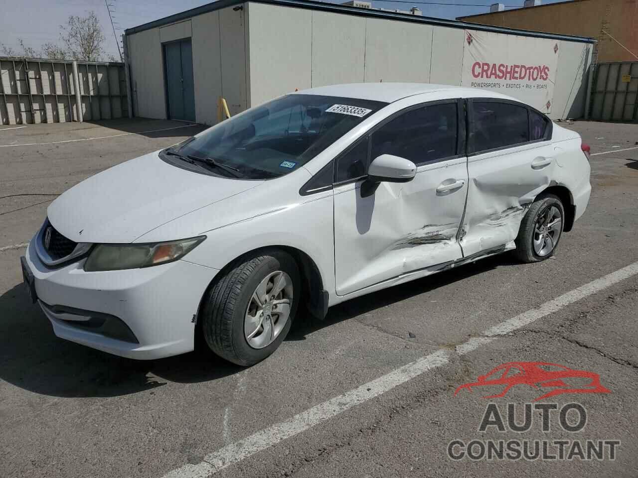 HONDA CIVIC 2014 - 2HGFB2F51EH507450
