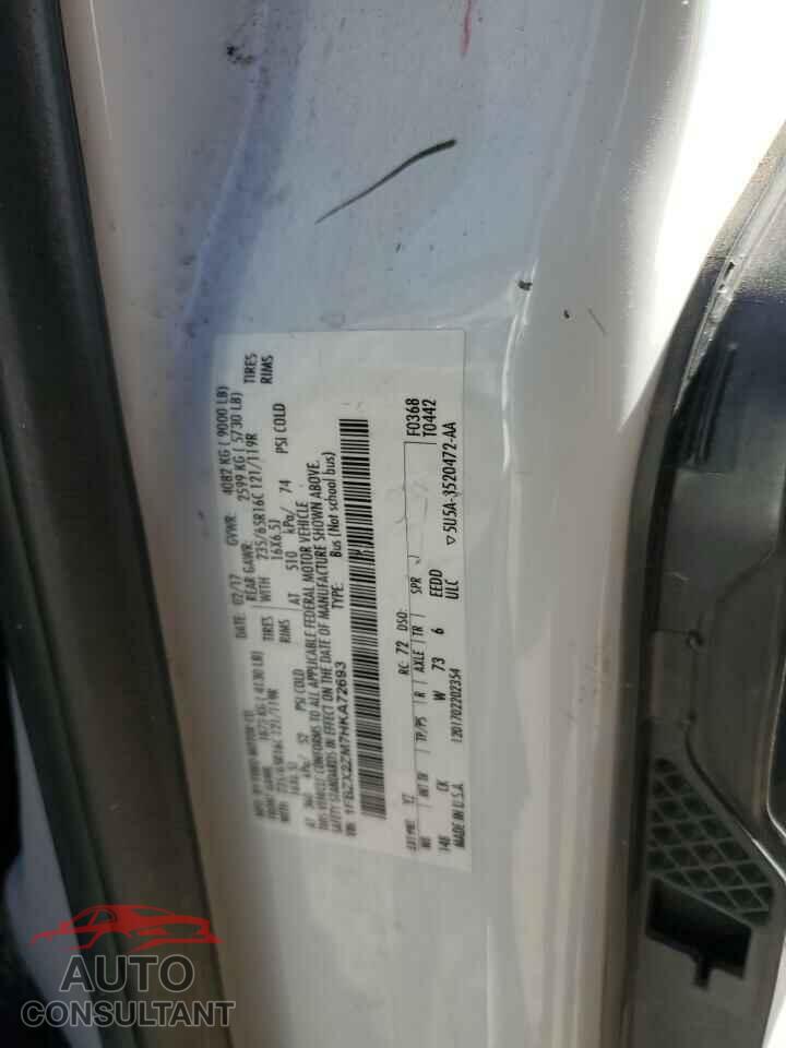 FORD TRANSIT 2017 - 1FBZX2ZM7HKA72693