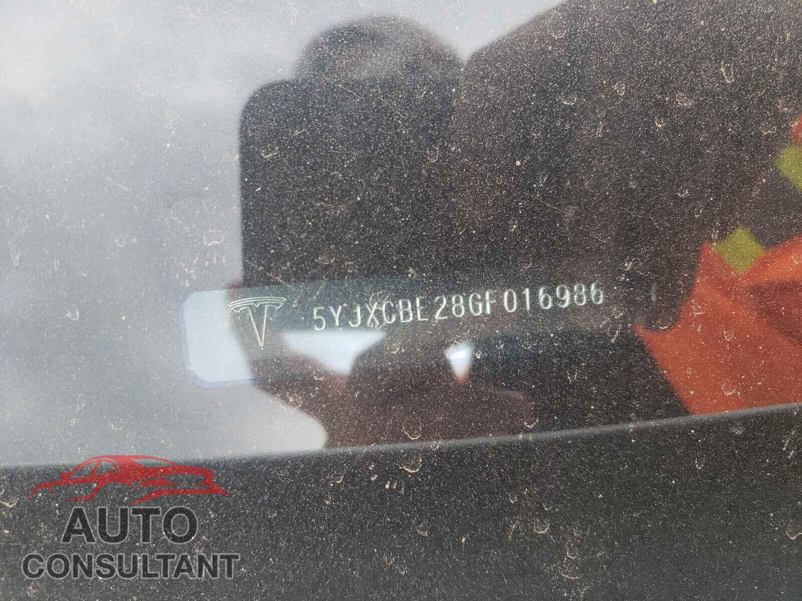 TESLA MODEL X 2016 - 5YJXCBE28GF016986