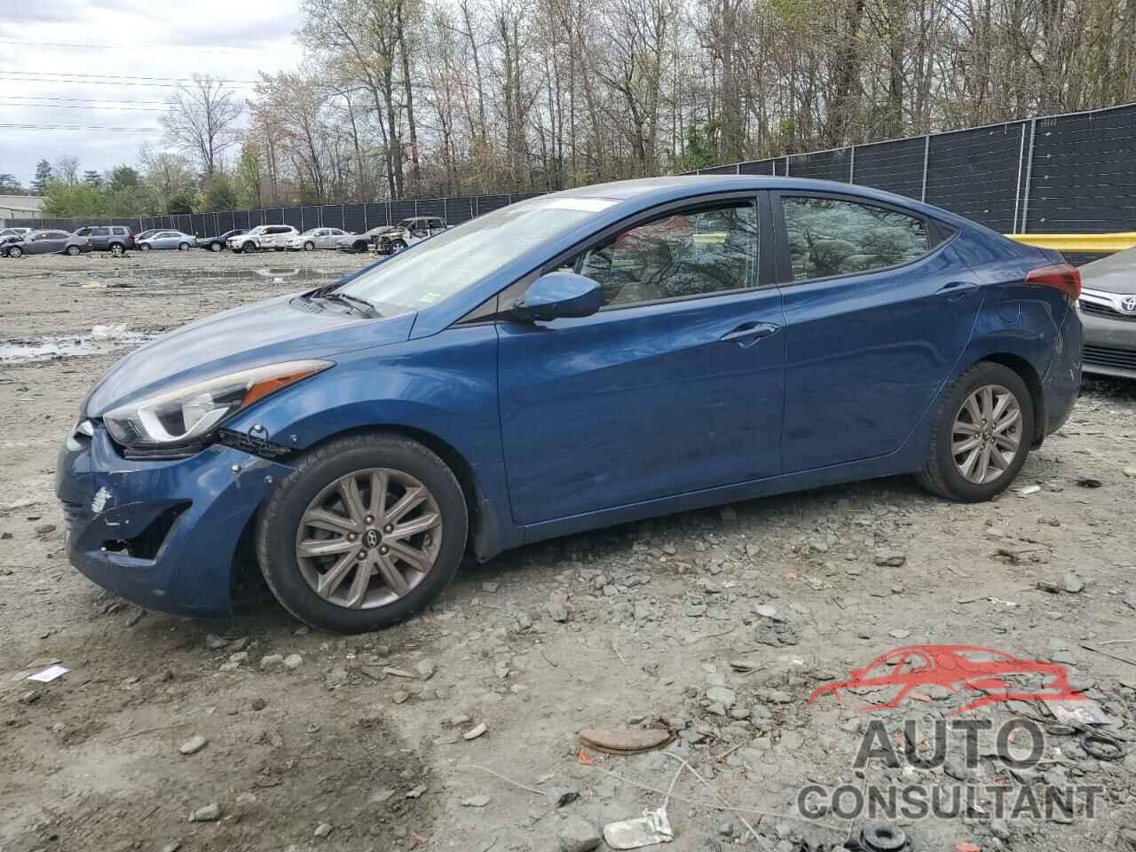 HYUNDAI ELANTRA 2016 - KMHDH4AE3GU599017
