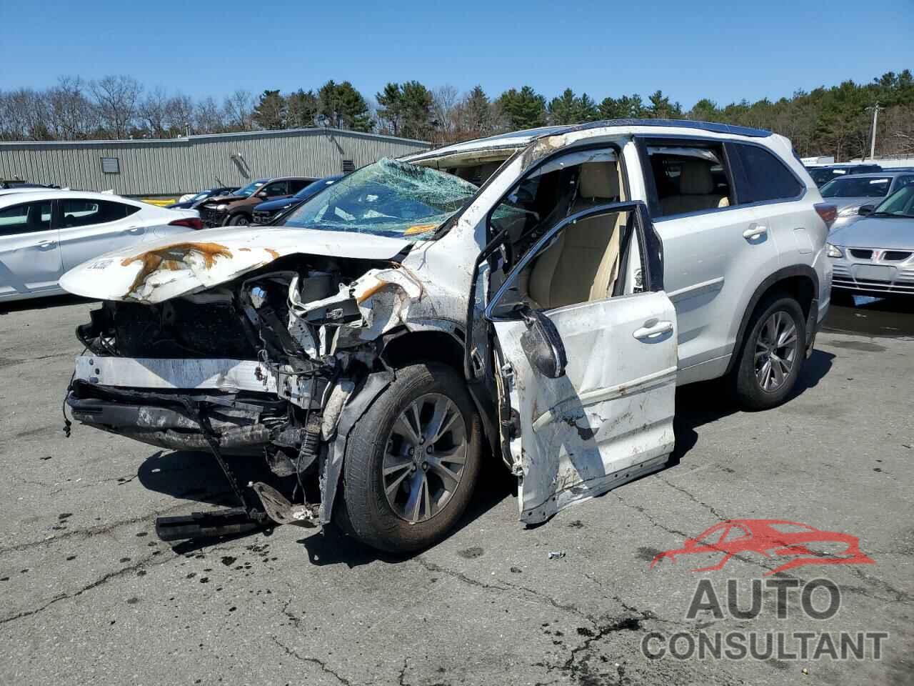 TOYOTA HIGHLANDER 2015 - 5TDJKRFH5FS205660