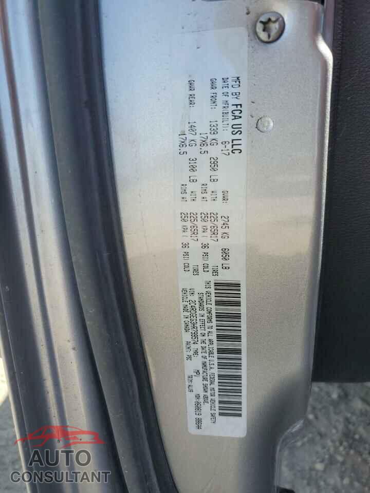 DODGE CARAVAN 2017 - 2C4RDGEG3HR799574