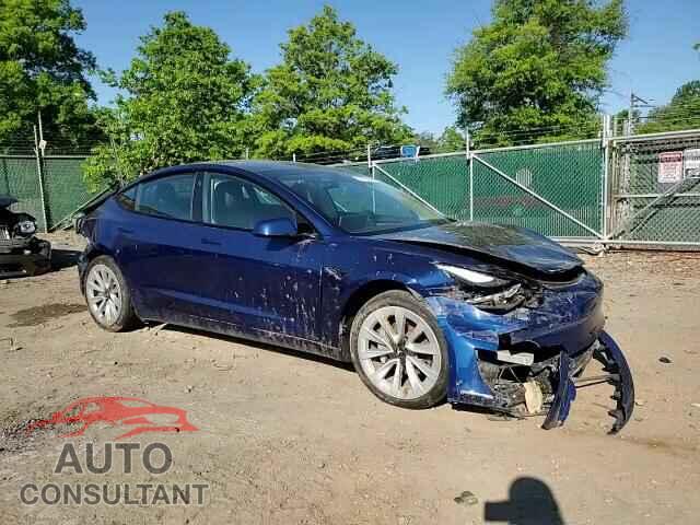 TESLA MODEL 3 2022 - 5YJ3E1EB8NF107885