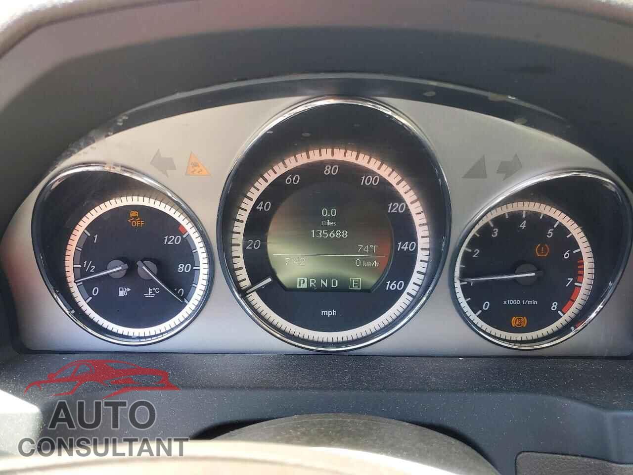 MERCEDES-BENZ C-CLASS 2011 - WDDGF5EB8BR187092