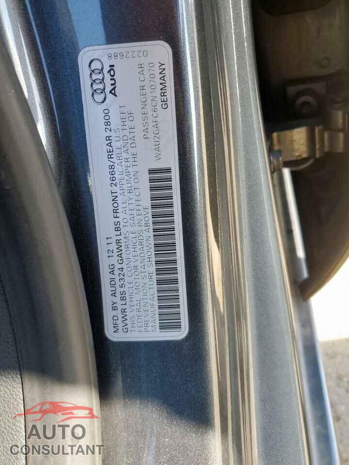AUDI A7 2012 - WAU2GAFC6CN107070