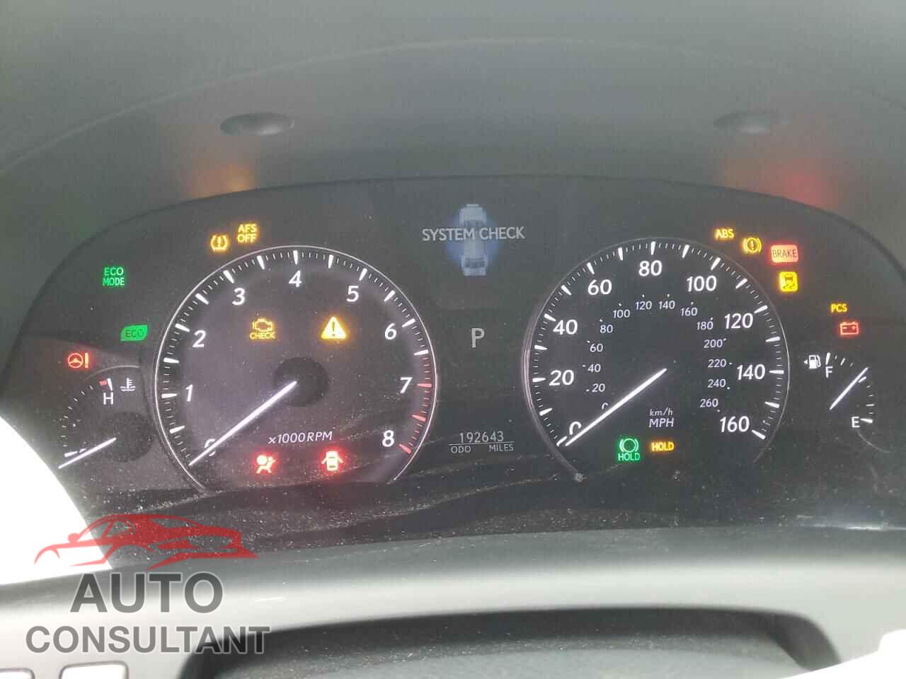 LEXUS LS460 2010 - JTHBL1EF5A5095970