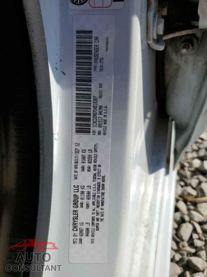 DODGE AVENGER 2013 - 1C3CDZAB7DN518397