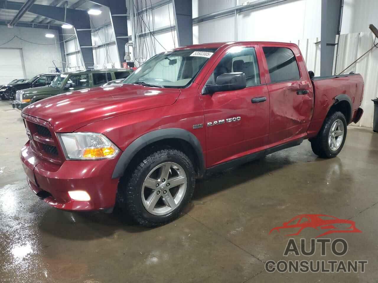 DODGE RAM 1500 2012 - 1C6RD7KT1CS196557